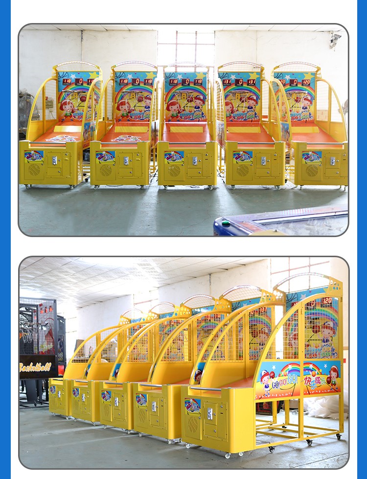 Custom Street Basketball Shooting Machine Arcade For Amusement Centers