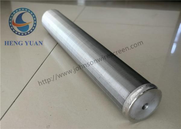 Slot Size 1.0 Mm Rotary Screen Drum Back Flush Filter Stainless Steel 316L