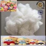 12Dx76mm Solid Recycled Polyester Staple Fiber Good Resilience With Silicon