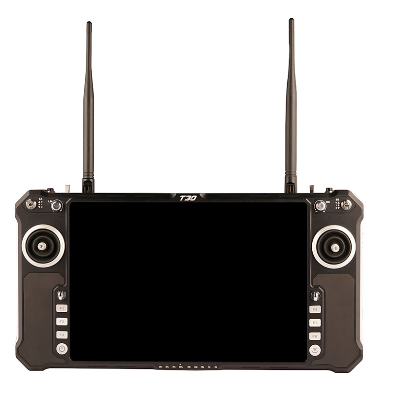 T30 all-in-one hand-held GCS is perfectly suitable for suicide and FPV drones with high brightness FHD touch screen