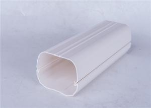 Quality Green Level PVC Extrusion Profiles , Customized Plastic Wiring Duct wholesale