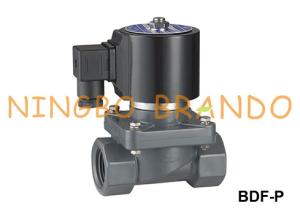 Quality UPVC CPVC Solenoid Valve Anti Corrosive 1/2'' 3/4'' 1'' 1 1/4'' 1 1/2'' 2'' wholesale