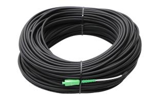 Quality UPC SC APC Outdoor FTTH Drop Cable , G657A Fiber Optical Pigtail wholesale