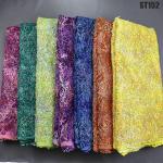 Supoo High quality flocking velvet lace Nigerian lace embroidery african lace