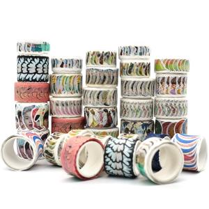 Quality No Residue Writable CMYK Printed Die Cut Washi Tape wholesale