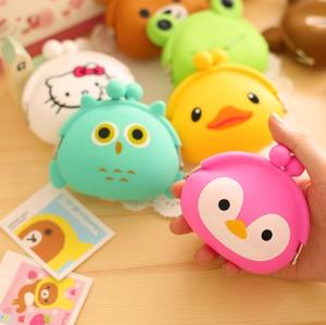 Quality Lovely Silicone Mini Coin Purse promotion gift wholesale