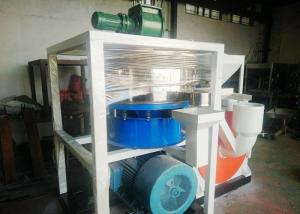 Quality Dust Free Plastic Scrap Cutting Machine 410mm Motor With Wind Conveying wholesale