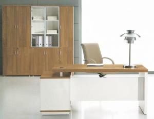 Quality modern wood office manager desk Foshan furniture in warehouse wholesale