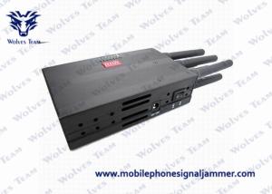 Quality Mobile Phone 3G Signal Jammer , GPS Jamming Device With High Capacity Battery wholesale