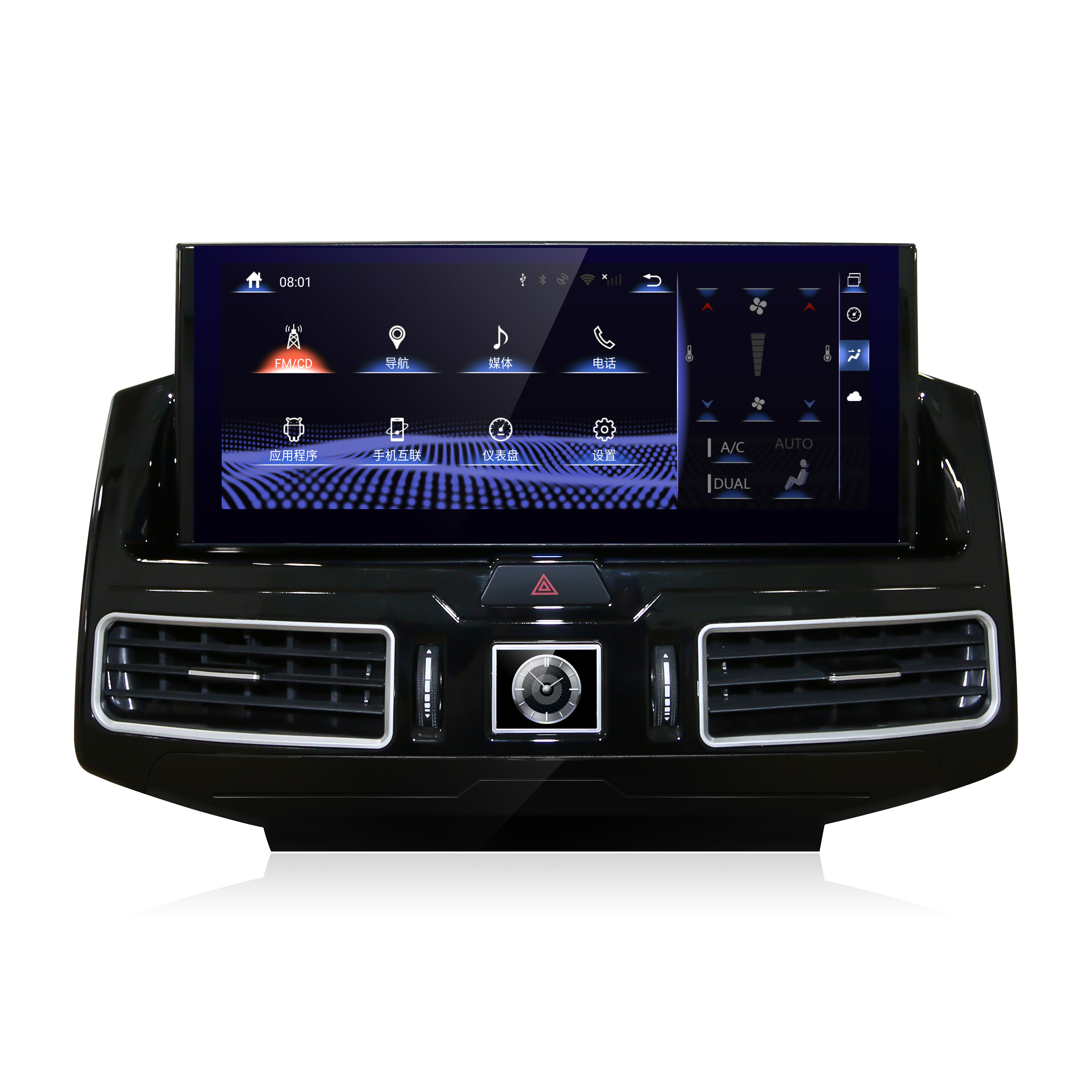 12.3 Android 9 Toyota Android Radio Android Toyota Land Cruiser 2015 GPS Navigation PX6 WIFI