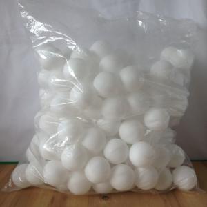 Quality White / Orange Color Personalized Ping Pong Balls With Logo ITTF Standard wholesale