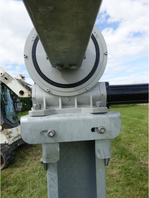 VE9 Slew Drive Gearbox For Oblique Or Tilted Horizontal Single Axis Solar Tracking System