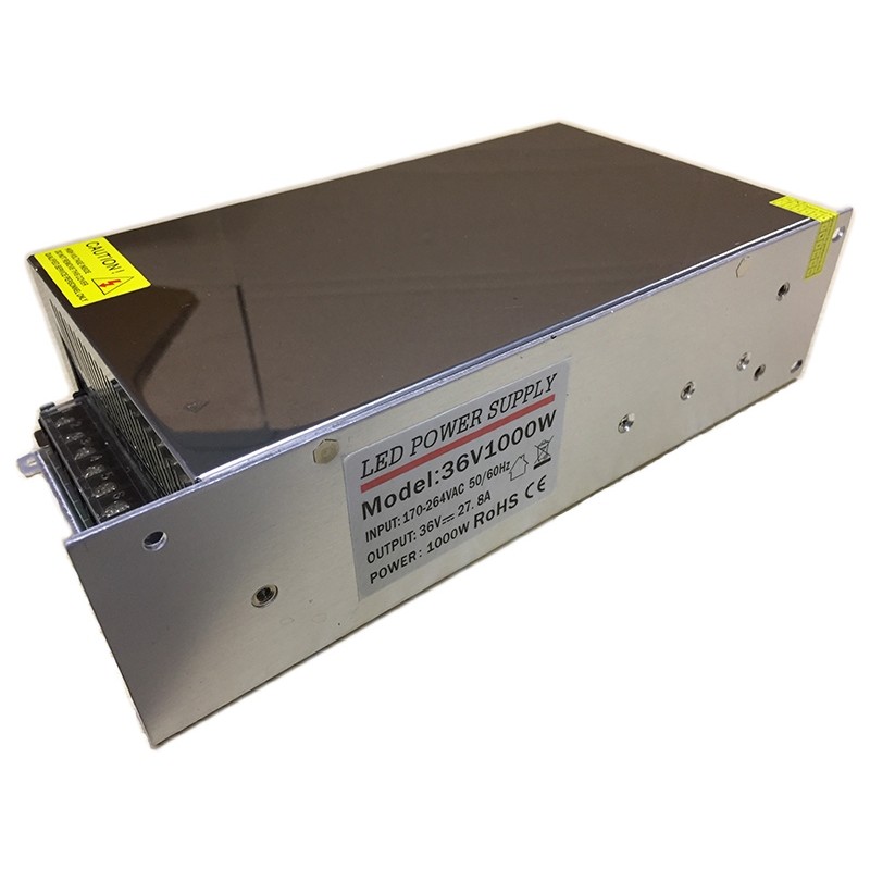 36v 1000w Indoor power supply IP20 Transformer Adapter for LED Light