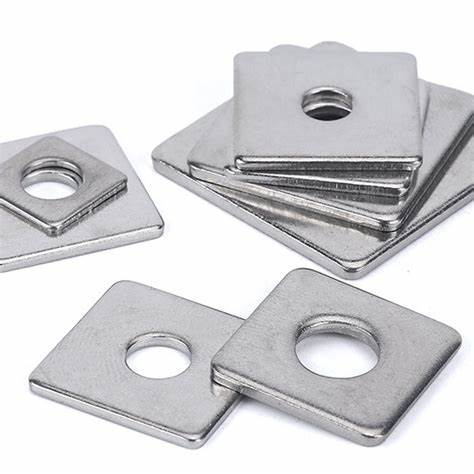 Steel Washer Style Custom Din436 M12 M14 M16 M18 M20 Galvanized Stainless Square Washers
