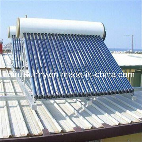 Stainless Steel Interior Material 100-360L Vacuum Tube Pressured Solar Water