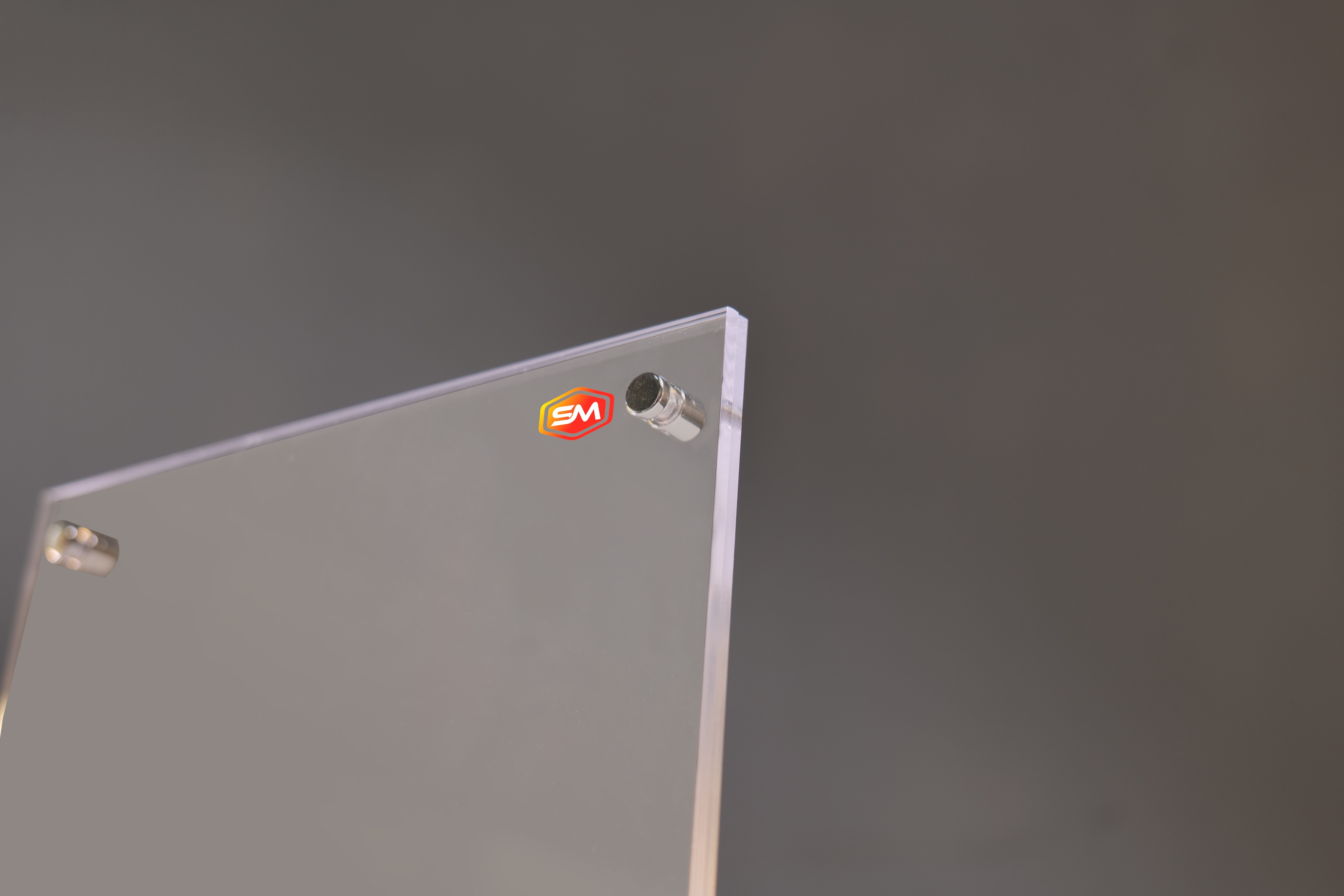 A5 A6 Acrylic Photo Frame Stand Plexiglass Artwork Poster Display Metal Screw Crystal