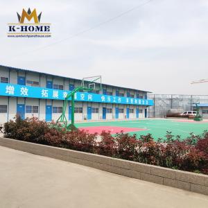 Quality Prefabricated Labour Colony Steel Frame Prefab House With Kitchen Dining Hall wholesale