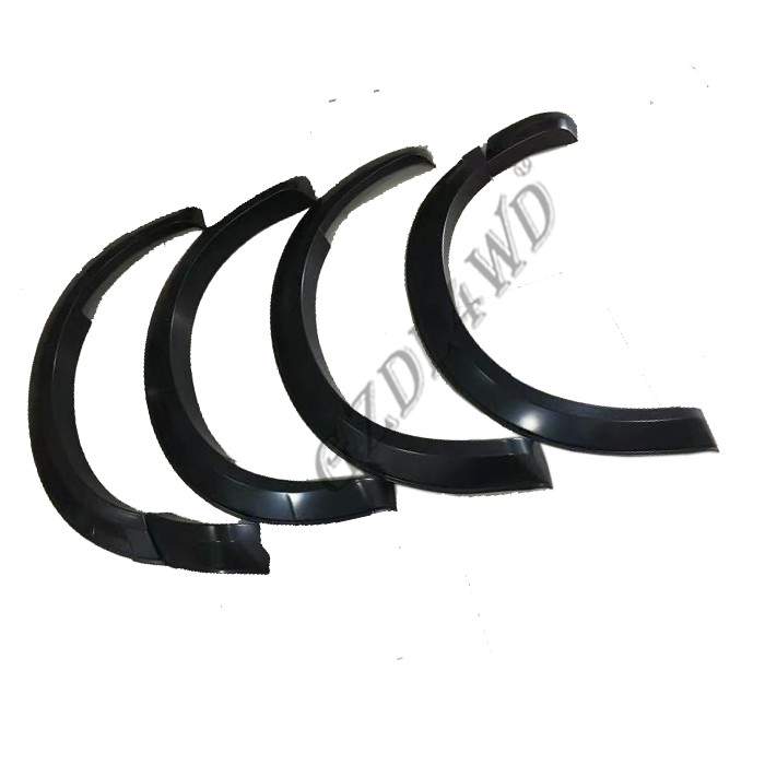 Matte Textured Black Pickup Abs Plastic Fender Flares For Toyoto