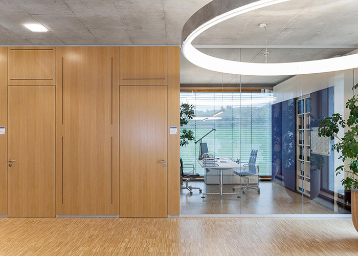 High Sound Insulation Solid Glass Wall Double Panel Partition Safety Modular Partition Wall