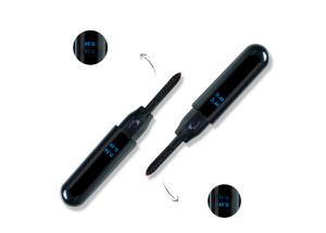 Quality ROHS Mini LCD Display USB Rechargeable Heated Eyelash Brush wholesale