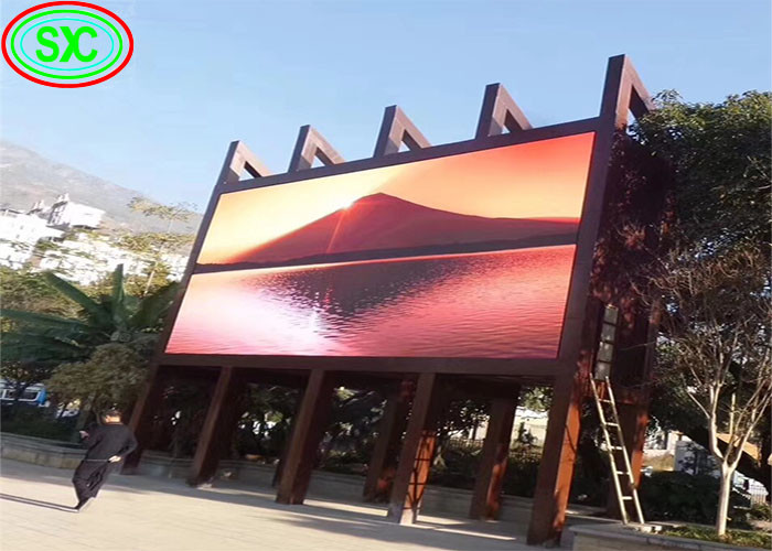 HD Rental Die-Cast Aluminum Cabinet Module P10 LED Billboard Display High Brightness