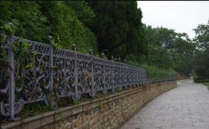 Quality Anti Rust PVC Coating 6x6 Galvanized Cast Iron Fence wholesale