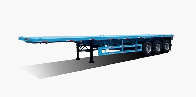 2 Layers of Fence Wall 40FT Versatile and Reliable Drop Side Rail Wall Flatbed Semi-Trailer with BPW Axle 12t and Air Bag Spring Suspension