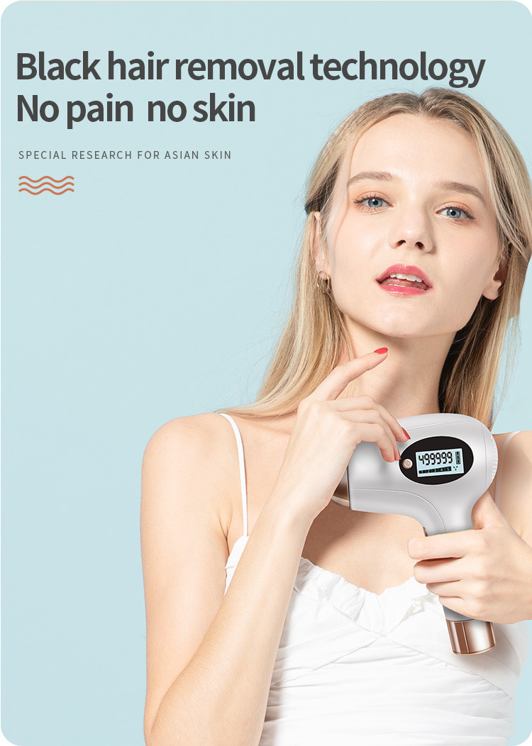 FCC 3.3cm2 IPL Hair Removal Machines 500000 Flashes