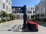 Boom Type Electric Pallet Forklift Counter Balance Lift Truck Two Section Gantry
