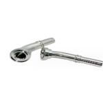 Flange Series Stainless Steel Connector For Hydraulics One Piece Hose Fitting