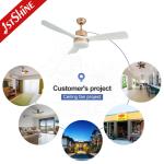 High RPM Large Airflow Plastic Indoor Ceiling Fan With Reversible DC Motor