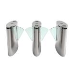 Two Direction Waist High Turnstile Flap Barrier , 24VDC Security Entrance