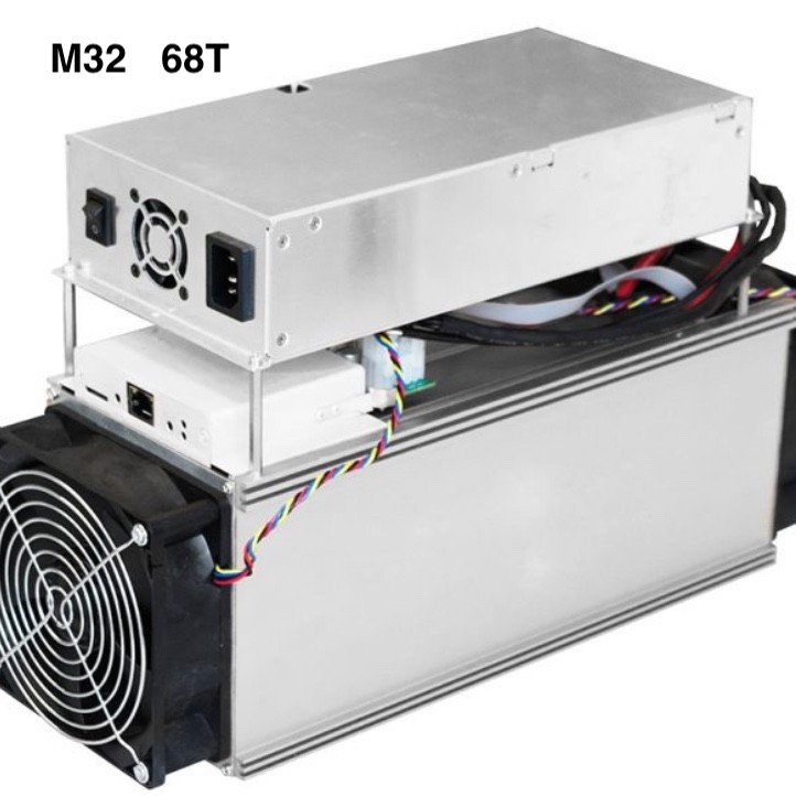 Asic Blockchain Microbt Whatsminer M32 68T Hashrate 3264W SHA256