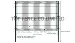 3D wire mesh fence panels