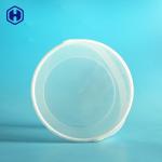 Single Handle Transparent Plastic Bucket PP Round Cover Yogurt Packing