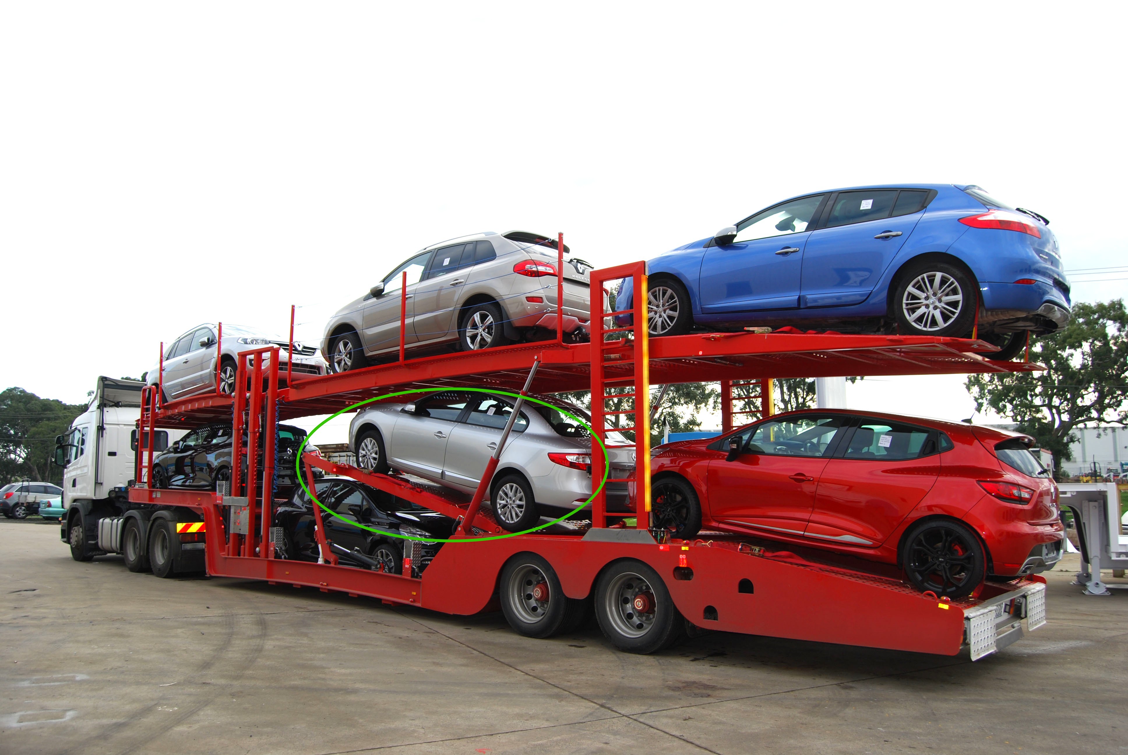 Car Carrier Transport Semi Trailer Car Trailer As Customer's Requirements