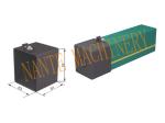 Plastic Black Green Light Conductor Rail System End Cap For HFP56