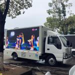 Banquet Video Mobile Billboard Truck Loop Ventilation 3360 Mm P4 P5 P6