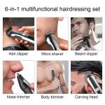 KooFex Mens Beard Hair Trimmer Set IPX6 Waterproof Ultralight