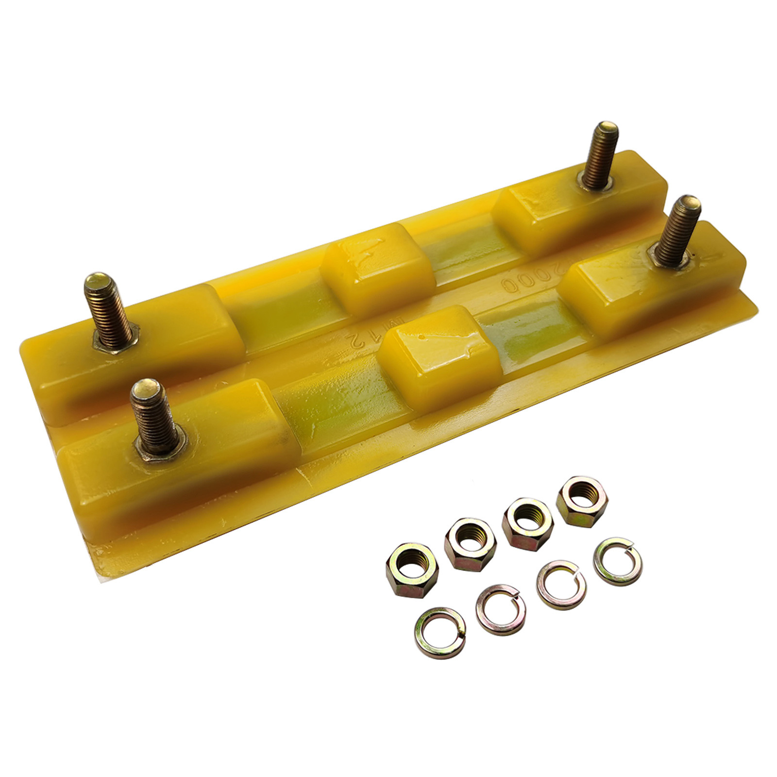 2411112 Polyurethane Rubber Block / Track Shoe Milling Machine Spare Parts 3 Ribs For W205/W2000 Road Construction