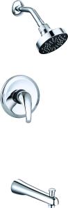 Quality Contemporary Polished Chrome Finish Concealed Shower Mixer T8028C wholesale