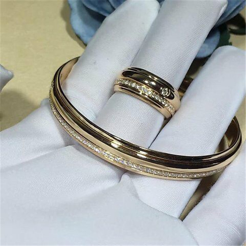 Luxury jewe factory bracelet gold diamond bracelet 18k gold white gold yellow gold rose gold diamond bracelet