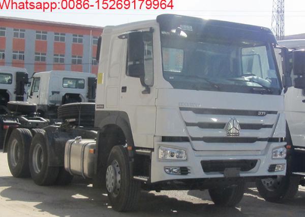 China SINOTRUK HOWO ZZ4257S3241W 6x4 diesel engine type 10 tire 371hp tractor