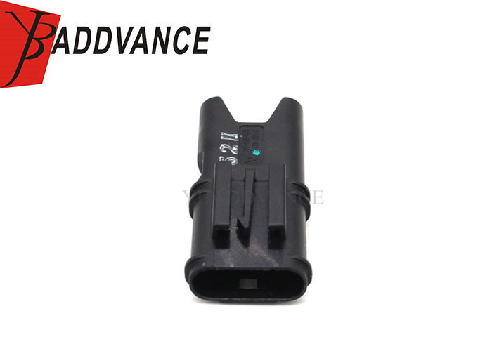 872-536-501 4 Pin Electric Wiring Connector Housing Sealed Black Male OEM