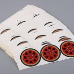 Permanent Printed Self Adhesive Labels Private Logo Glossy Lamination