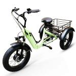 Aluminum Alloy Frame 3 Wheel Electric Tricycle Folding 20 Inch Fat Tire Electric