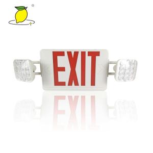 Quality 5 Hours RED Green LED Twin Spot Emergency Light wholesale
