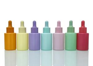 Quality Screen Printing Pink 20ml Glass Dropper Bottles Essential Oil Dropper Bottles wholesale