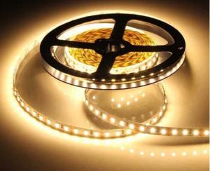 Quality 12V 120LED/m 5m/lot 2835 LED strip flexible lightBrightness as 5050 Non-Waterproof low power high brightness wholesale