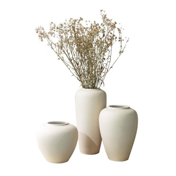 Contemporary 3D Printed Ceramic Tabletop Vase Nordic Luxury Design for Home